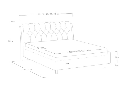 Кровать Olivia