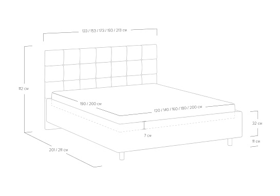 Кровать Tivoli